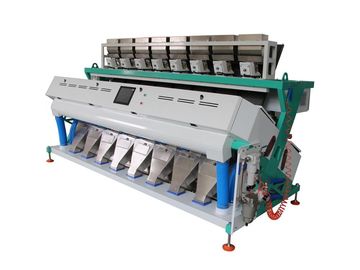 8 Chutes Rice Color Sorter Machine Adopt CCD Camera For Garment Shops