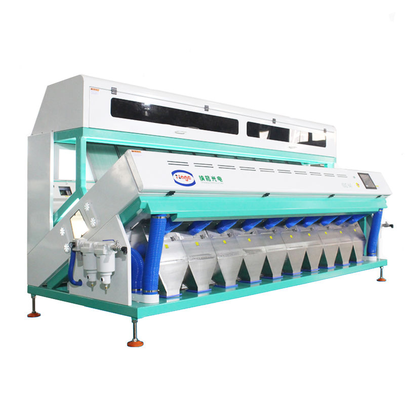 SGS 10 Chutes Industrial Sorting Machine Stable Vibration Frequency
