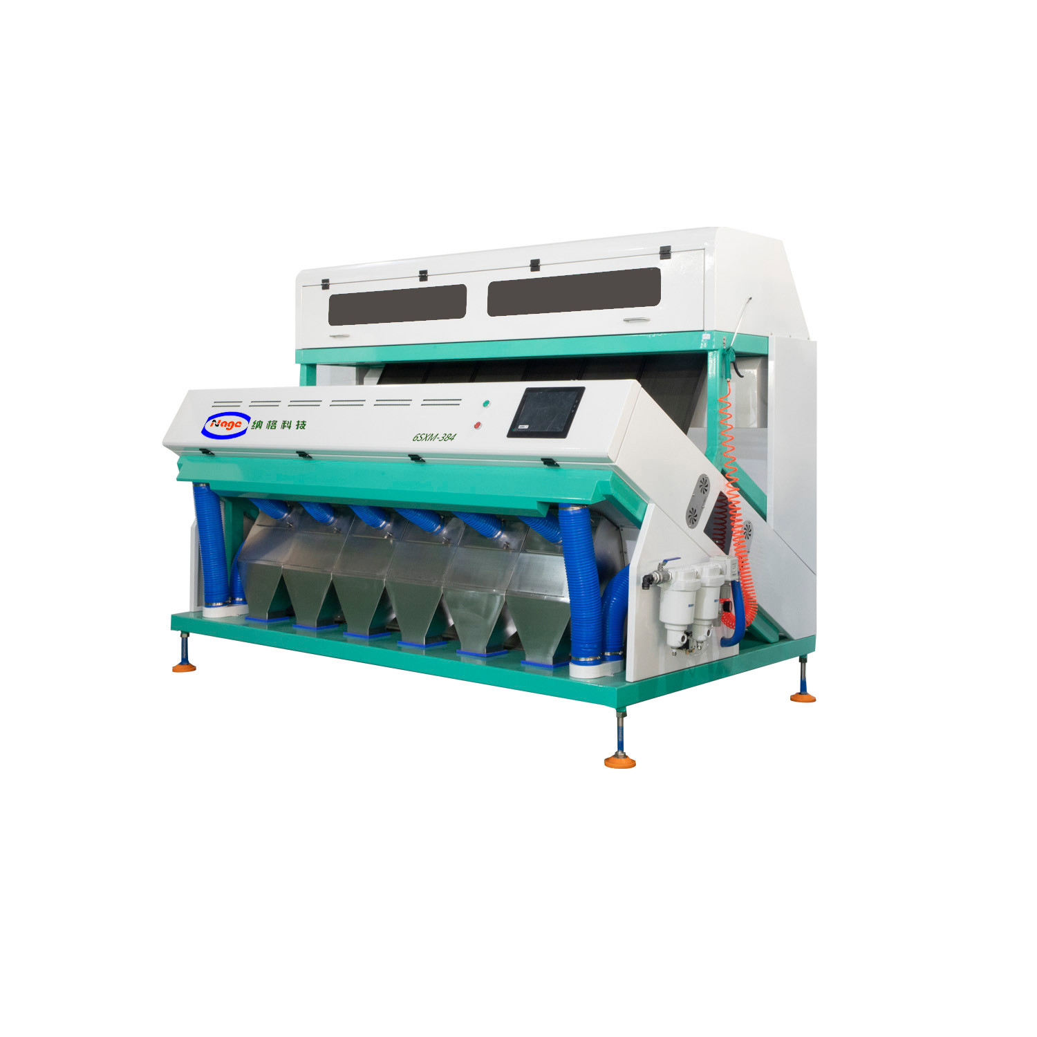 CE 4TPH 6 Channels Grain Color Sorter Machine With RGB Camera