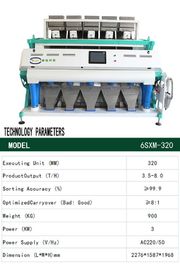 320 Channels Lentil Ccd Color Sorter For Food &amp; Beverage Factory