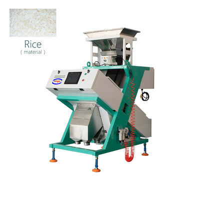 CE CCD  64 Channel Rice Color Sorter Machine With Multiple Language System