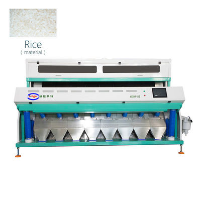 Intelligent 14T Optical Rice Colour Sorting Machine For Raw Granules