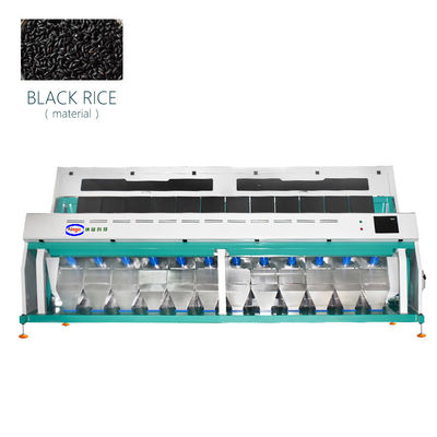 12 Chutes 768 28T Channels Rice Color Sorter With Touch Function