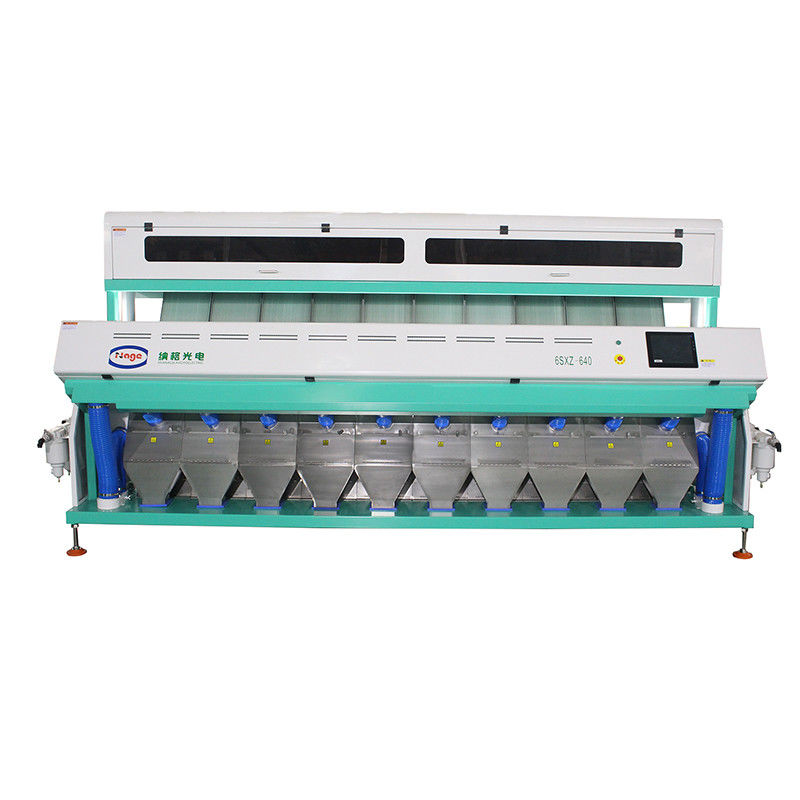 CCD Camera 10 Channels 18t/H 4.0kw Rice Sorting Machine