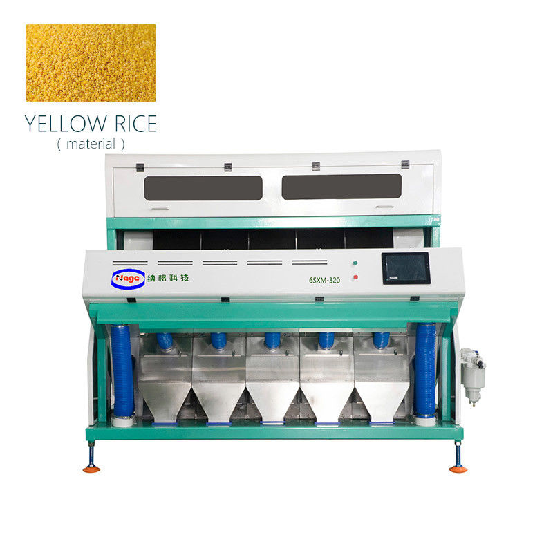 3.5TPH Optical  Yellow Rice  Color Sorter Machine With 320 Chutes